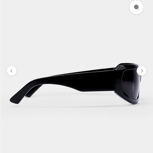 VEHLA Gia Bold Black Sunglasses - Picture 3 of 4